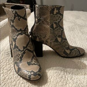 Dolce vita snake pattern boots